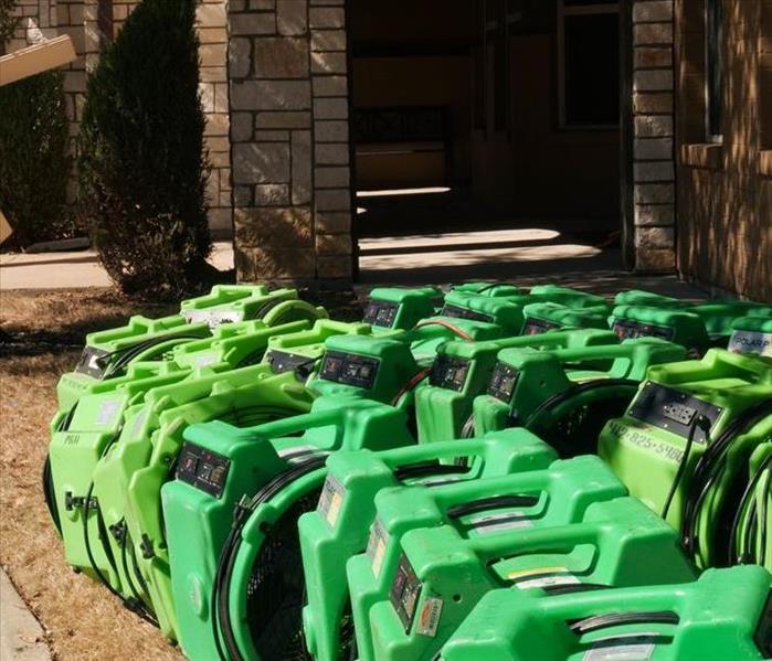 Dehumidifiers outside