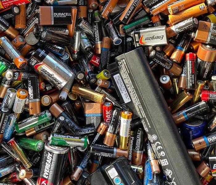 An assortment of batteries